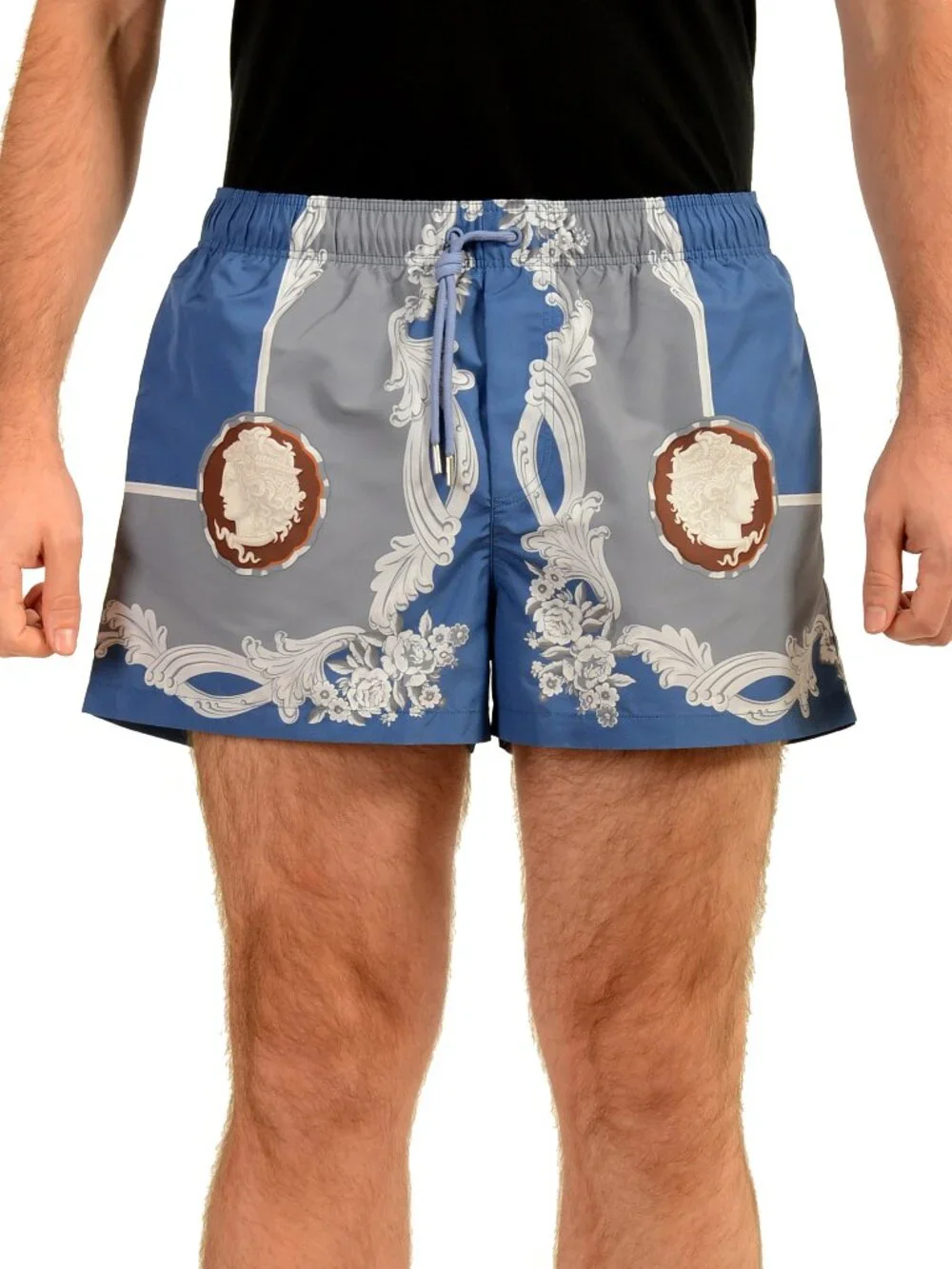 Versace Men's Multi-Color Swimwear Swim Shorts Versace Sz 6 US L IT 52